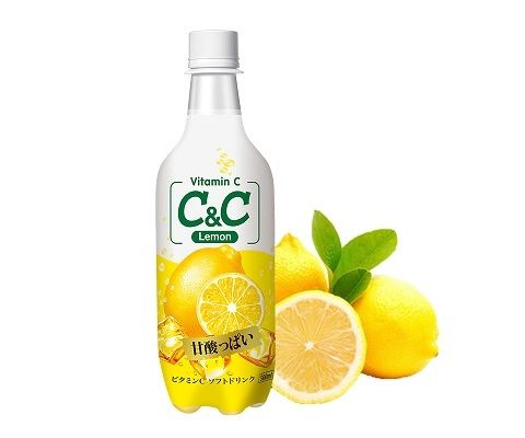 台湾黑松C＆C气泡饮（柠檬味，500ml*6瓶）