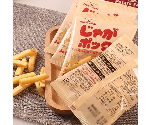 日本进口卡乐比JagaPokkuru北海道薯条（膨化食品）180g *3包装