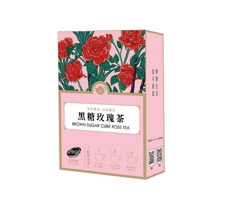 黑金传奇新盒装黑糖玫瑰茶（14粒/252g）