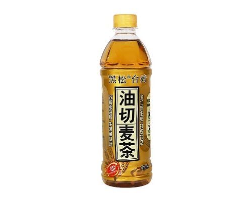 黑松油切麦茶植物饮料(500ml*12瓶）